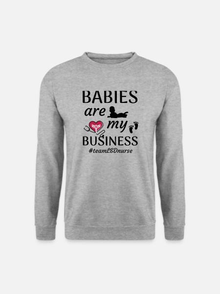 Kinderkrankenschwester | Kinderkrankenpflegerin - Unisex Pullover - Weißgrau meliert