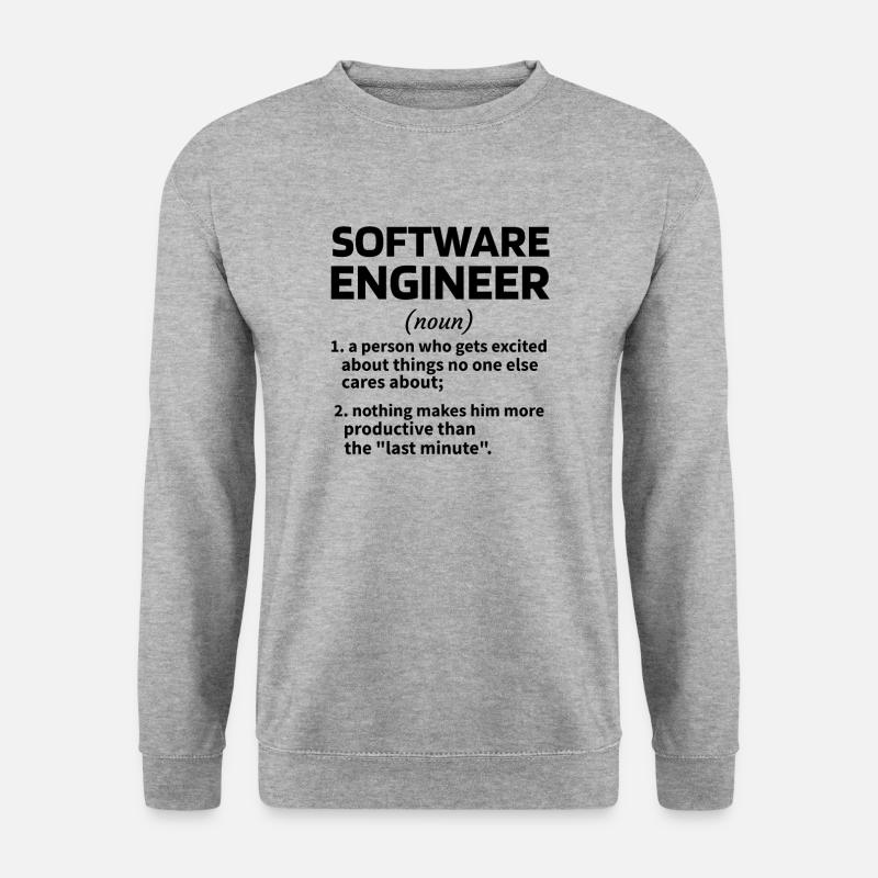 Softwareingenieur Software Engineer Techniker - Sweat-shirt Unisexe - gris chiné