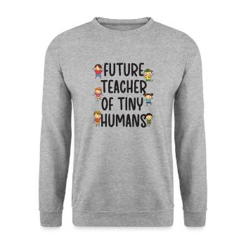 Futurs enseignants enseignants enseignants - Sweat-shirt Unisexe - gris chiné - Devant - Alina (178cm) & Michal (187cm)