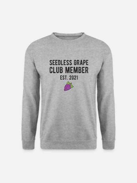 Vasektomie Genesung Sterilisation Vasoresektion - Unisex Pullover - Weißgrau meliert