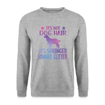 Deutsch Springer Spaniel Owner Dog Lovers - Unisex Sweatshirt - salt & pepper - Front - Alina (178cm) & Michal (187cm)