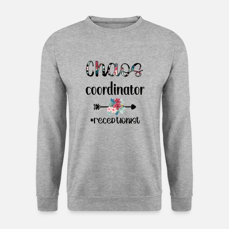 Receptionist Staff Receptionist Receptionist - Unisex Sweatshirt - salt & pepper