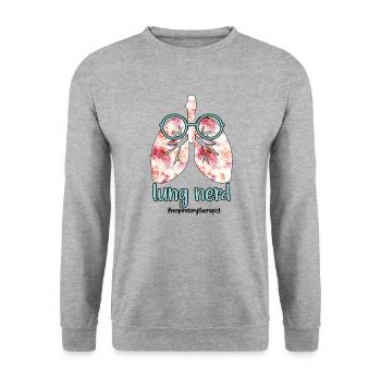 Respiratory Therapist Respiratory Therapy Respiratory Therapist - Unisex Sweatshirt - salt & pepper - Front - Alina (178cm) & Michal (187cm)