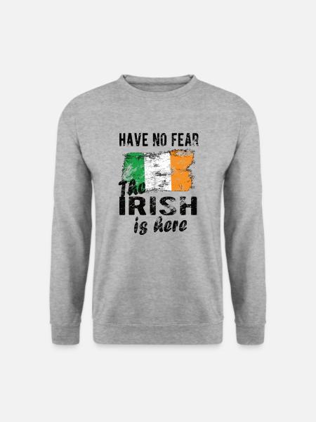 Irish Ireland Origin Irish flag Irish roots - Unisex Sweatshirt - salt & pepper