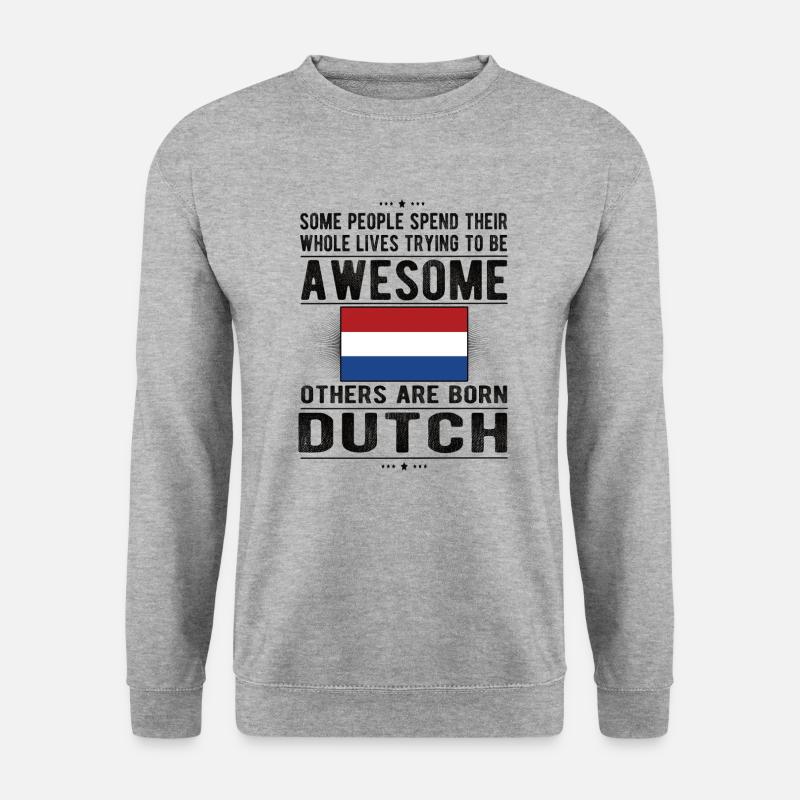 Dutch Netherlands Dutch origin - Unisex Sweatshirt - salt & pepper