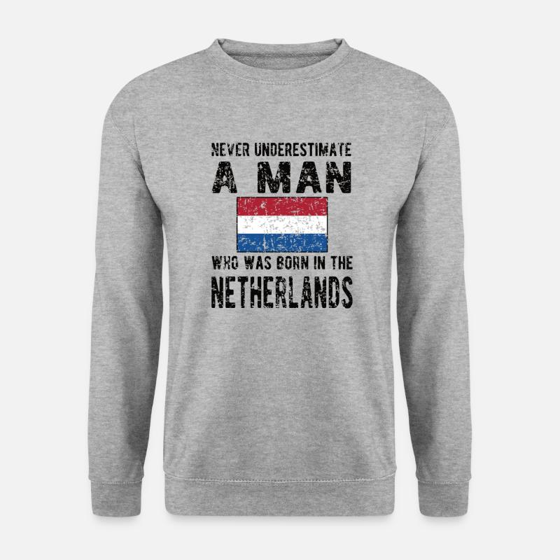 Dutch Netherlands Dutch flag - Unisex Sweatshirt - salt & pepper