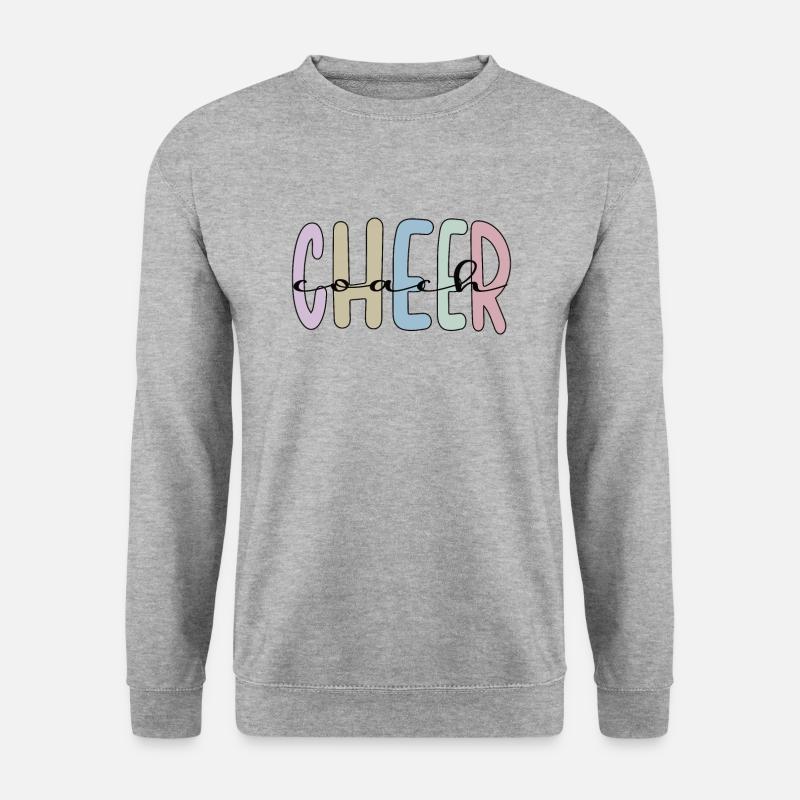 Cheerleading Trainer Gift Cheerleading Coach - Unisex Sweatshirt - salt & pepper