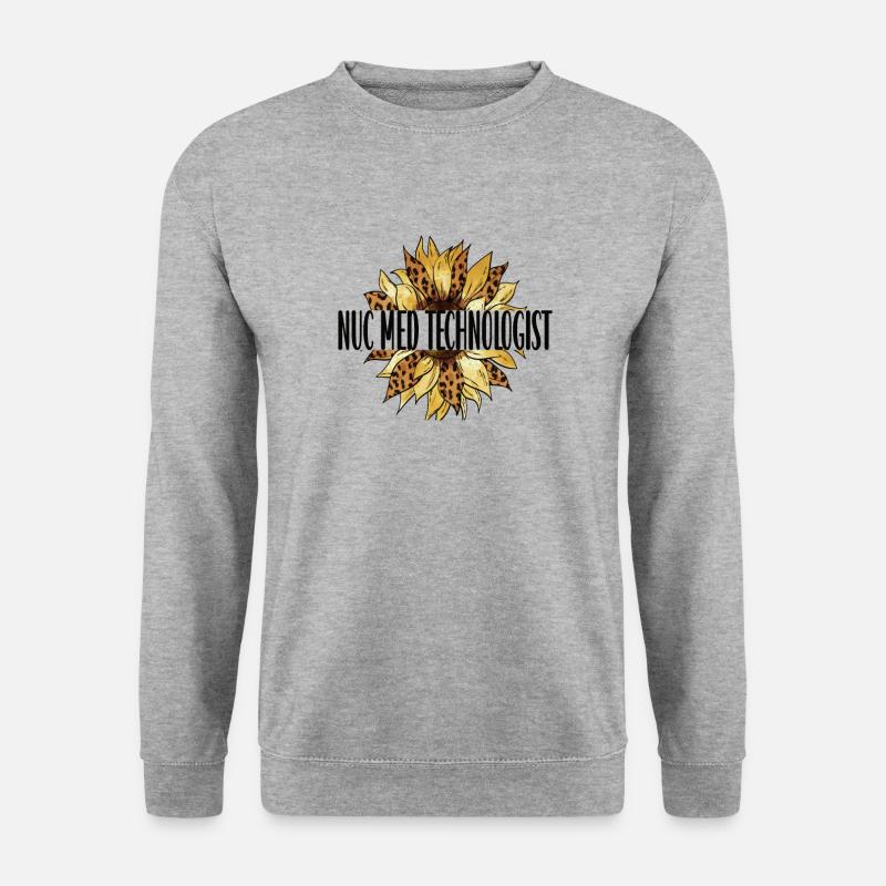 Medizinischer Radiologietechnologe Nuklearmedizin - Unisex Pullover - Weißgrau meliert