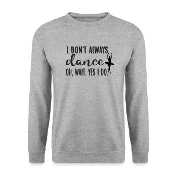 Balletttänzerin Ballerina Balletttanz Ballerina - Unisex Pullover - Weißgrau meliert - Vorne - Alina (178cm) & Michal (187cm)