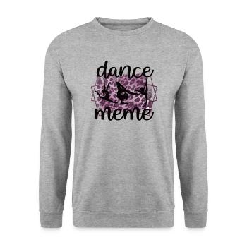 Proud Dance Meme Grandma Par Dancer Dancing Meme - Sweat-shirt Unisexe - gris chiné - Devant - Alina (178cm) & Michal (187cm)