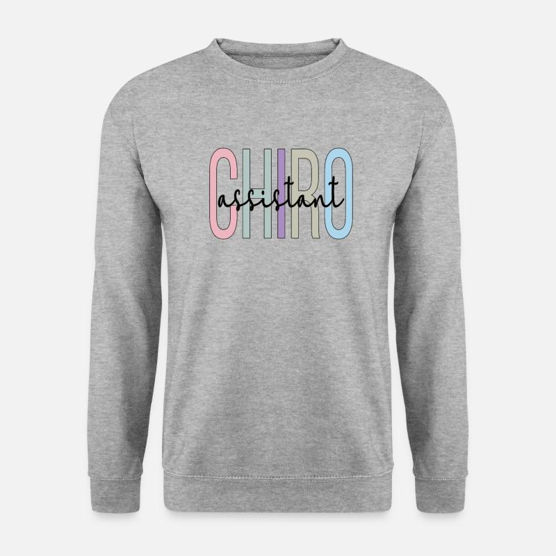 Chiropractic Assistant to Chiropractor - Unisex Sweatshirt - salt & pepper