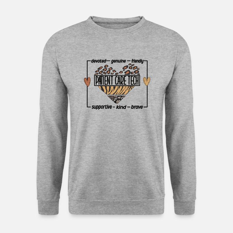 Patient Care Technician Nursing Technician - Unisex Sweatshirt - salt & pepper