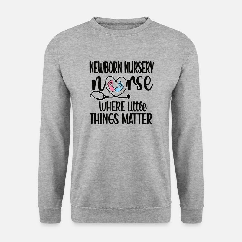 Fier cadeau d'infirmière néonatale - Sweat-shirt Unisexe - gris chiné