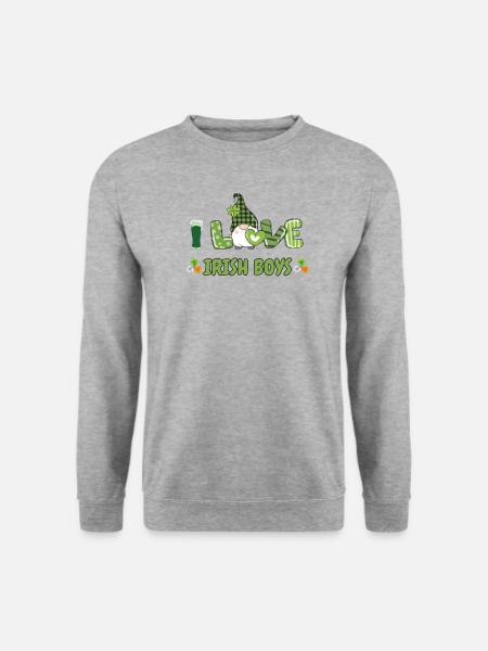 i love irish boys - Unisex Sweatshirt - salt & pepper