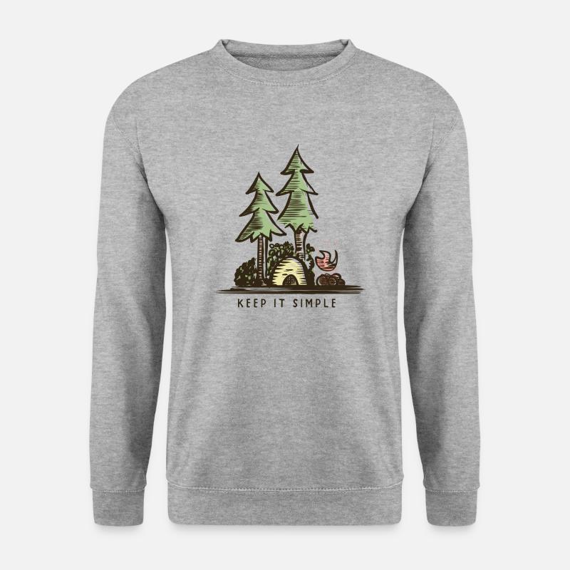 Camping Campfire - Unisex Sweatshirt - salt & pepper