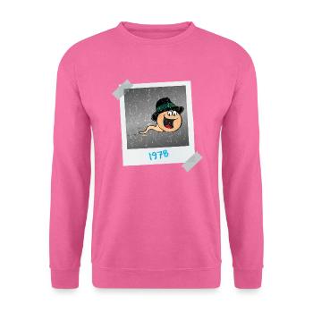 1978 - ein Foto von mir bei der Zeugung - Unisex Pullover - Pink - Vorne