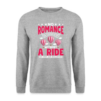 Balloons Expert Rider Sports Lover - Sweat-shirt Unisexe - gris chiné - Devant - Alina (178cm) & Michal (187cm)