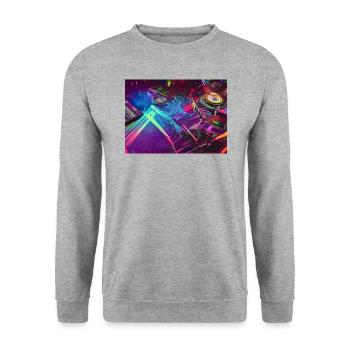 Within Electronic Dance Music - Unisex Sweatshirt - salt & pepper - Front - Alina (178cm) & Michal (187cm)