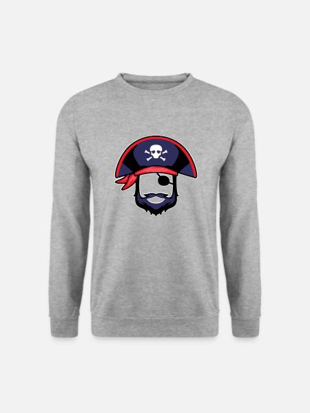 Carnival Pirate Costume - Unisex Sweatshirt - salt & pepper