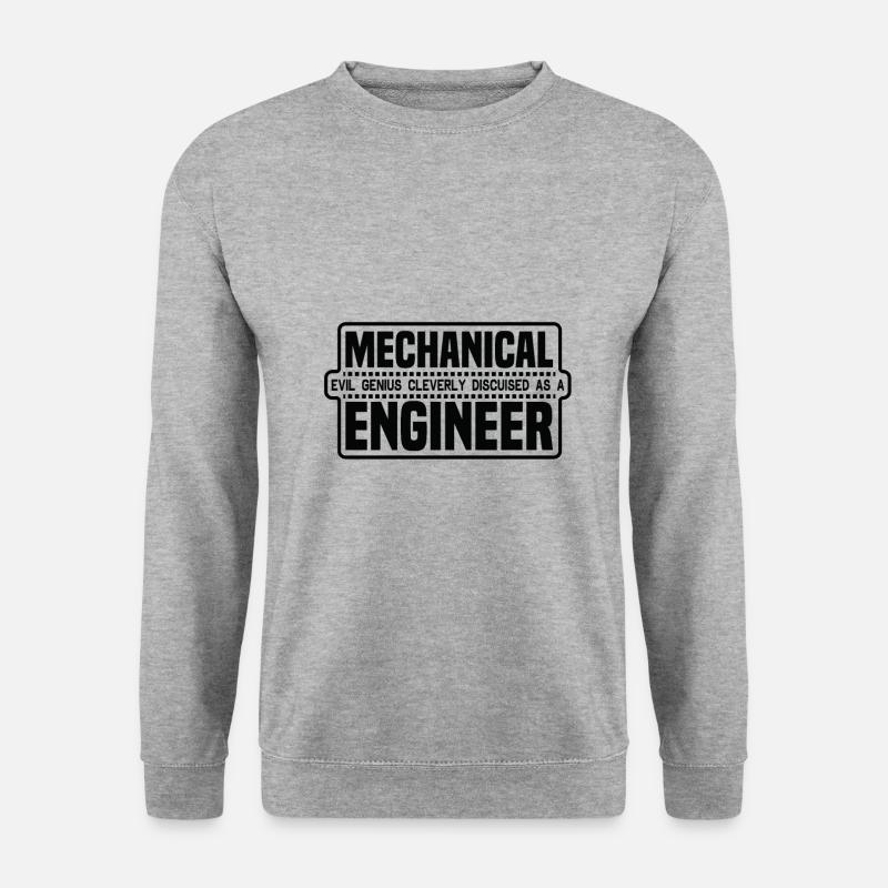 Mechanical Engineer - Unisex Pullover - Weißgrau meliert