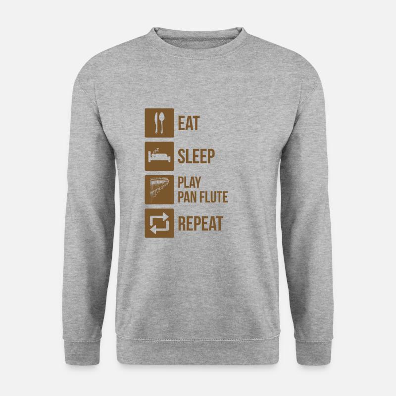 Panflute Panflute player Panflutist - Unisex Sweatshirt - salt & pepper