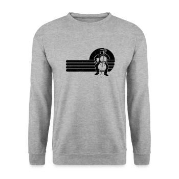Violoncelliste violoncelliste - Sweat-shirt Unisexe - gris chiné - Devant - Alina (178cm) & Michal (187cm)