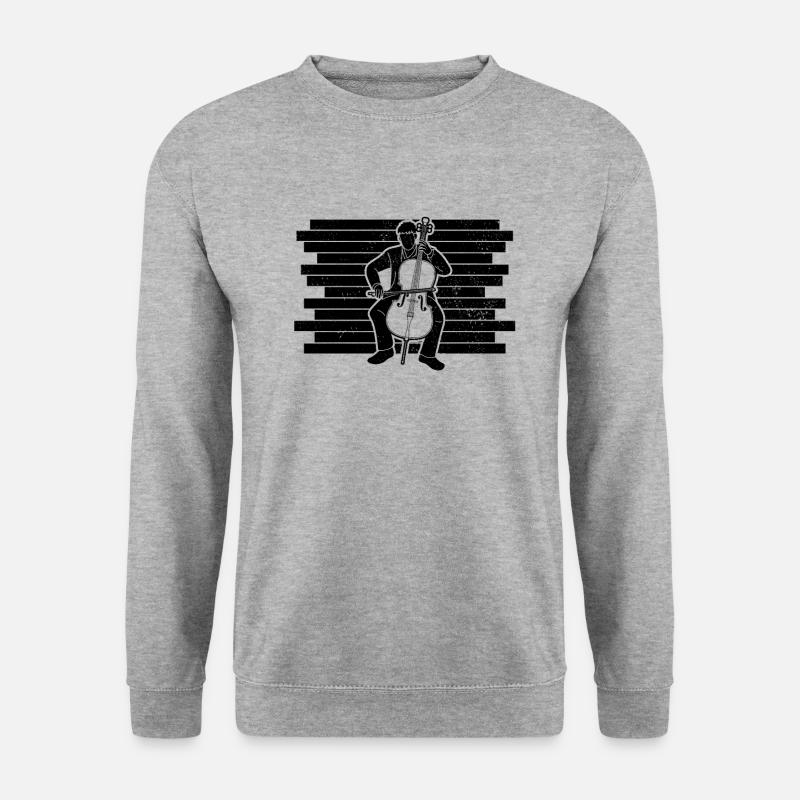Cello player Cellist - Unisex Sweatshirt - salt & pepper