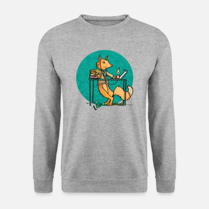 Home office - Unisex Sweatshirt - salt & pepper