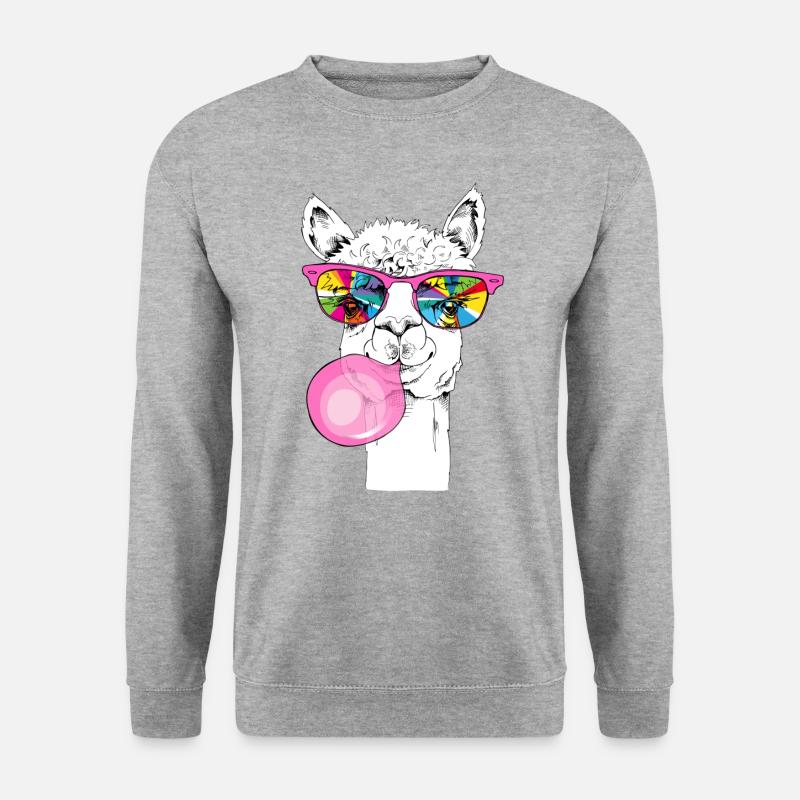 Cool Llama - Unisex Sweatshirt - salt & pepper