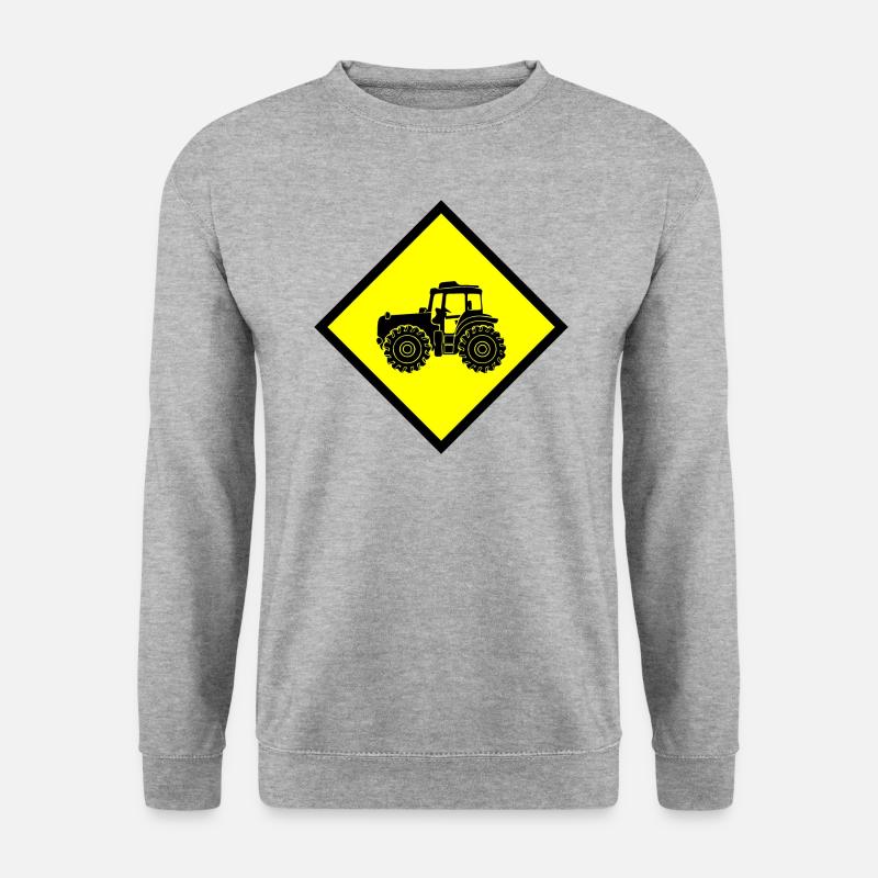 TRACTOR SHIELD FARMER - Unisex Sweatshirt - salt & pepper