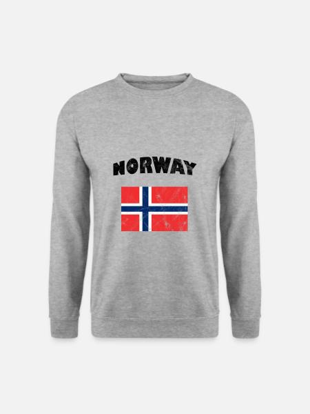 Norway flag - Unisex Sweatshirt - salt & pepper