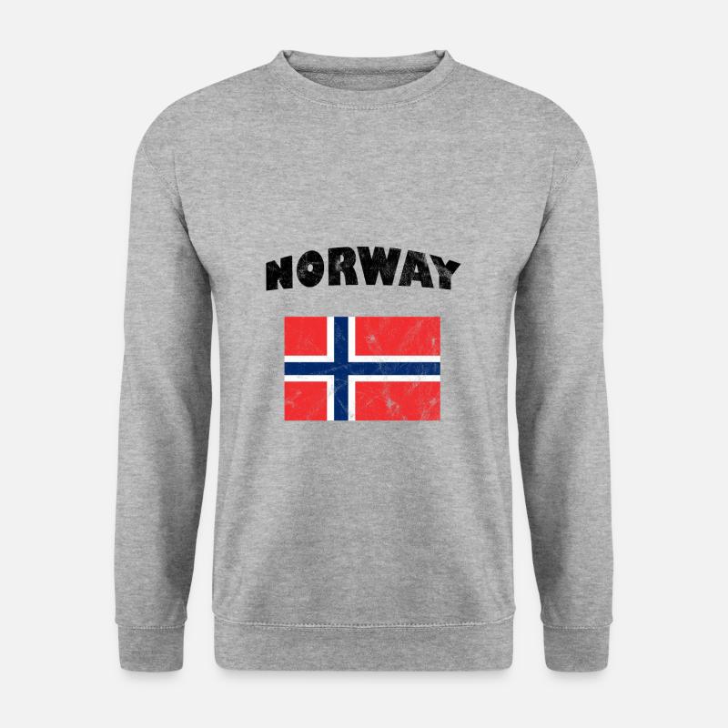 Norway flag - Unisex Sweatshirt - salt & pepper
