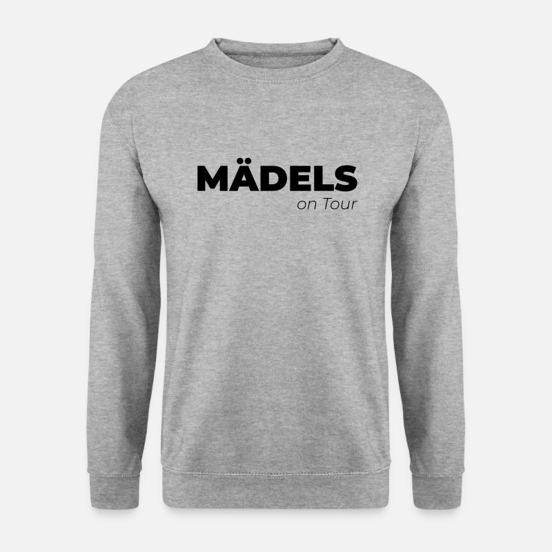 Mädels on Tour - Unisex Pullover - Weißgrau meliert