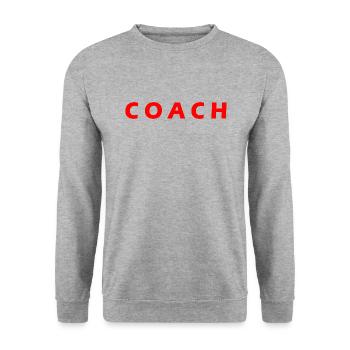 COACH - Unisex Sweatshirt - salt & pepper - Front - Alina (178cm) & Michal (187cm)