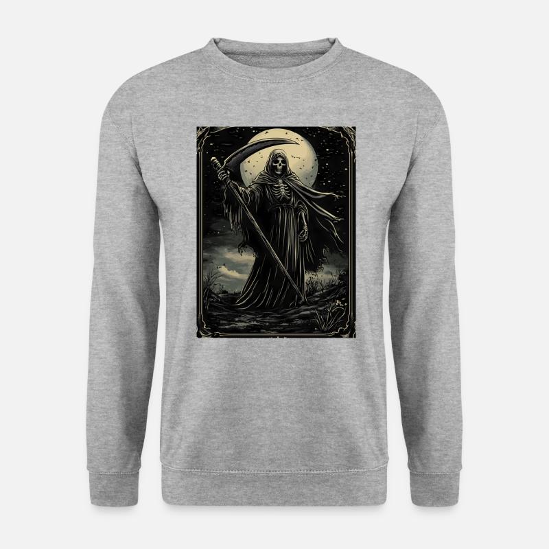 Halloween Grim Reaper Gothic Goth - Unisex Sweatshirt - salt & pepper