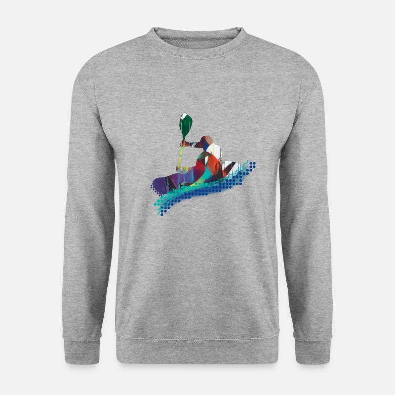 Rowing, rafting, kayaking, graffiti, boat - Unisex Sweatshirt - salt & pepper