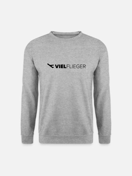 Vielflieger - Unisex Pullover - Weißgrau meliert