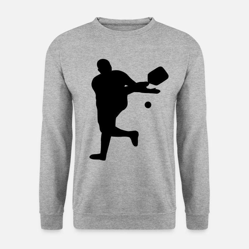 Pickleball - Unisex Pullover - Weißgrau meliert
