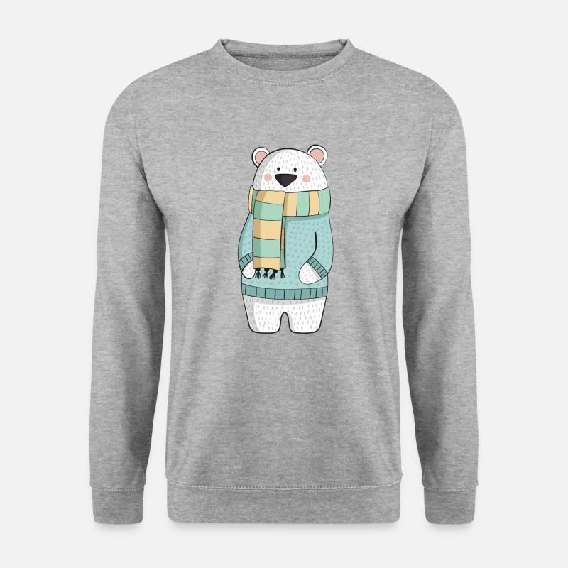 Eisbaer Winter - Unisex Sweatshirt - salt & pepper