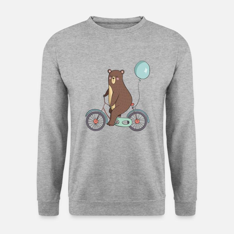 Party Baer - Unisex Pullover - Weißgrau meliert