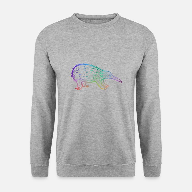 Short-beaked Echidna Australia - Unisex Sweatshirt - salt & pepper