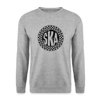 Ska music - Unisex Sweatshirt - salt & pepper - Front - Alina (178cm) & Michal (187cm)