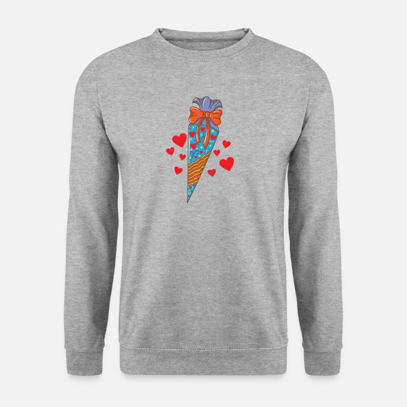 School bag training - Unisex Sweatshirt - salt & pepper