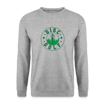 Best disc golfer ever - Unisex Sweatshirt - salt & pepper - Front - Alina (178cm) & Michal (187cm)