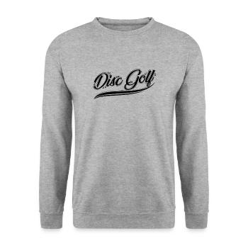 Le disc golf est le meilleur sport - Sweat-shirt Unisexe - gris chiné - Devant - Alina (178cm) & Michal (187cm)