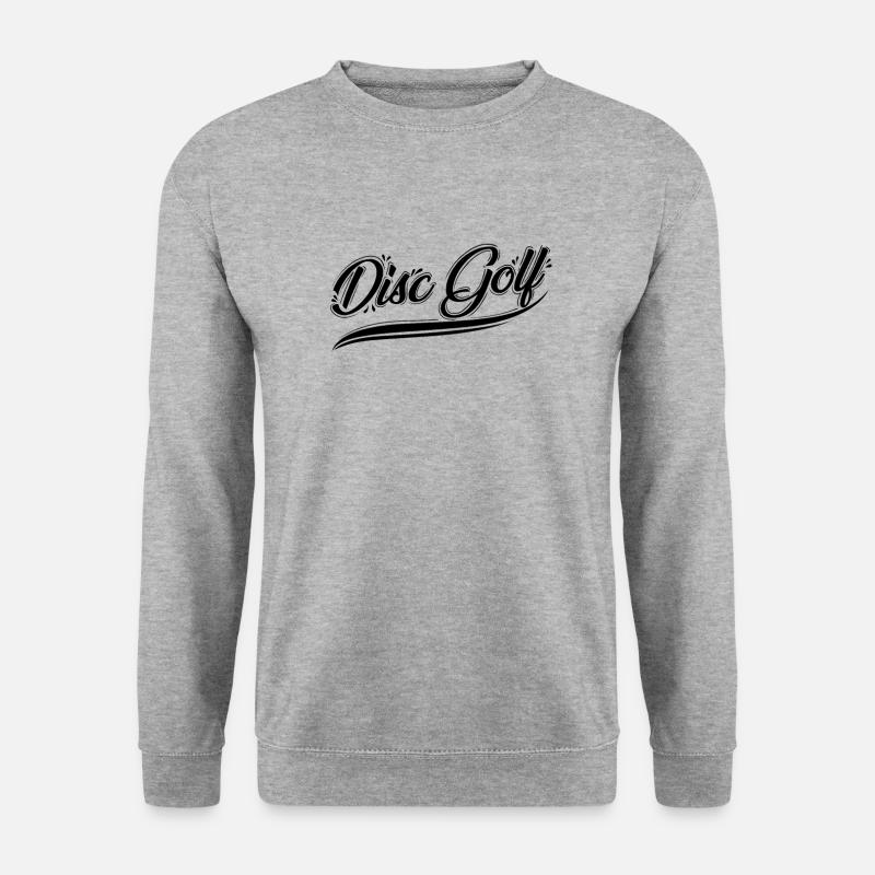 Discgolf ist der beste Sport - Unisex Pullover - Weißgrau meliert