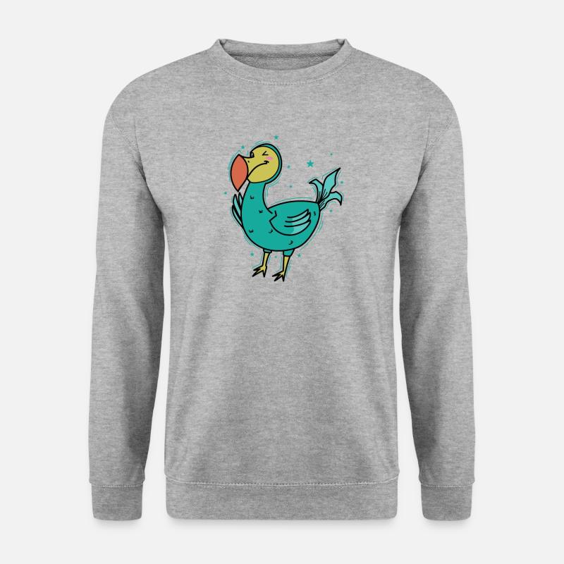 Dodo Bird from Mauritius - Unisex Sweatshirt - salt & pepper