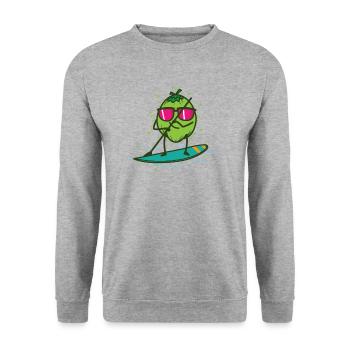 Noix de en SUP Stand up Paddle - Sweat-shirt Unisexe - gris chiné - Devant - Alina (178cm) & Michal (187cm)