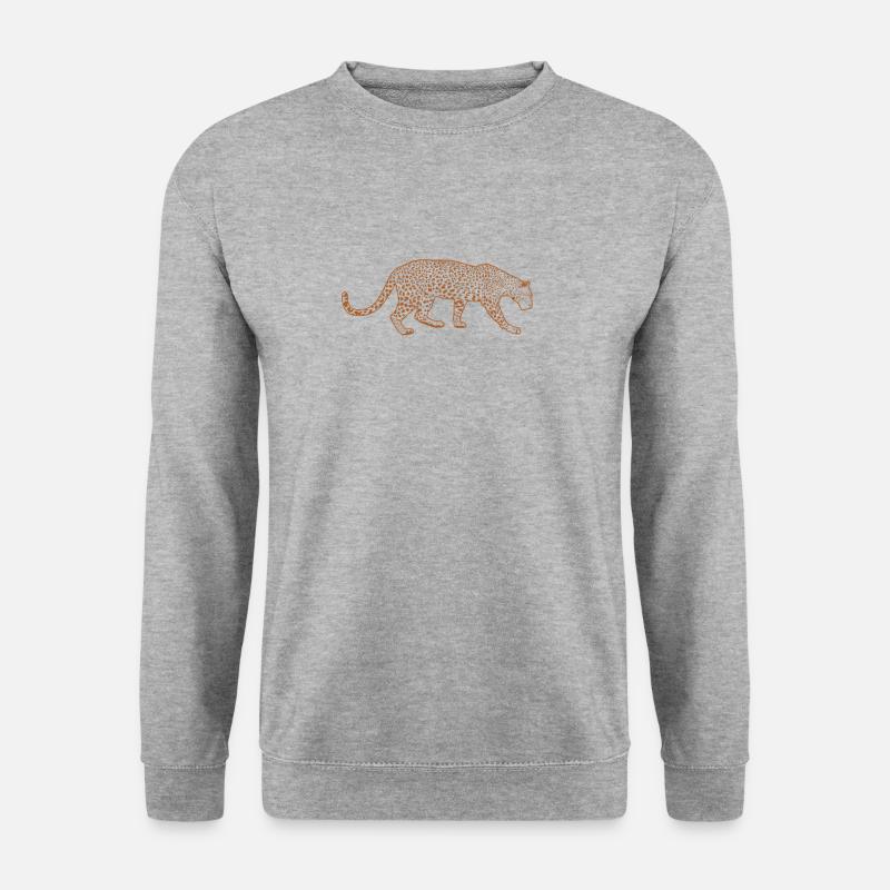 Leopard Big Cat Africa - Unisex Sweatshirt - salt & pepper