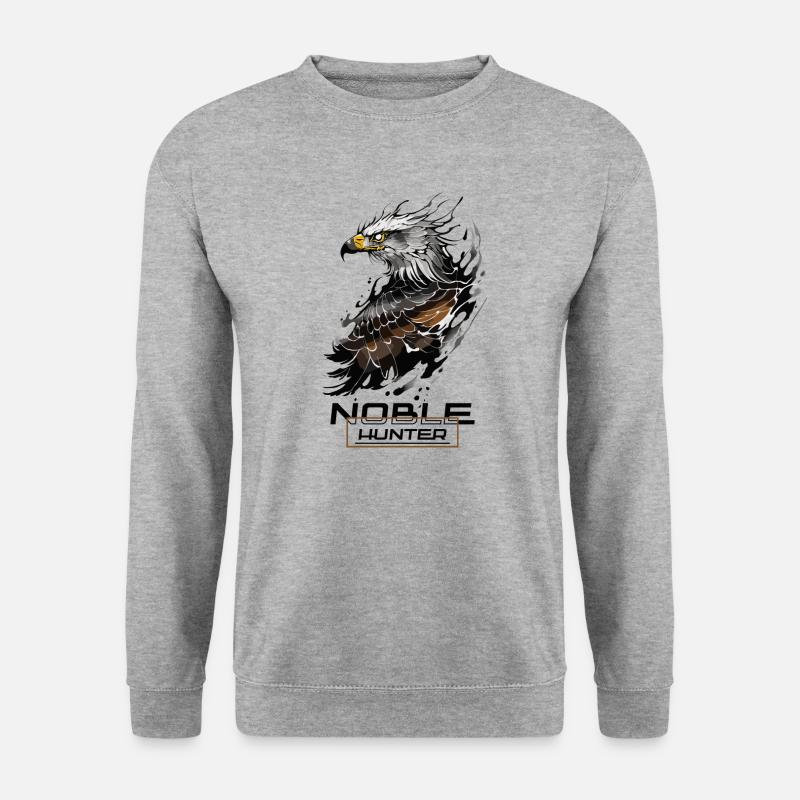 Noble Hunter: Majestic Eagle - Unisex Sweatshirt - salt & pepper